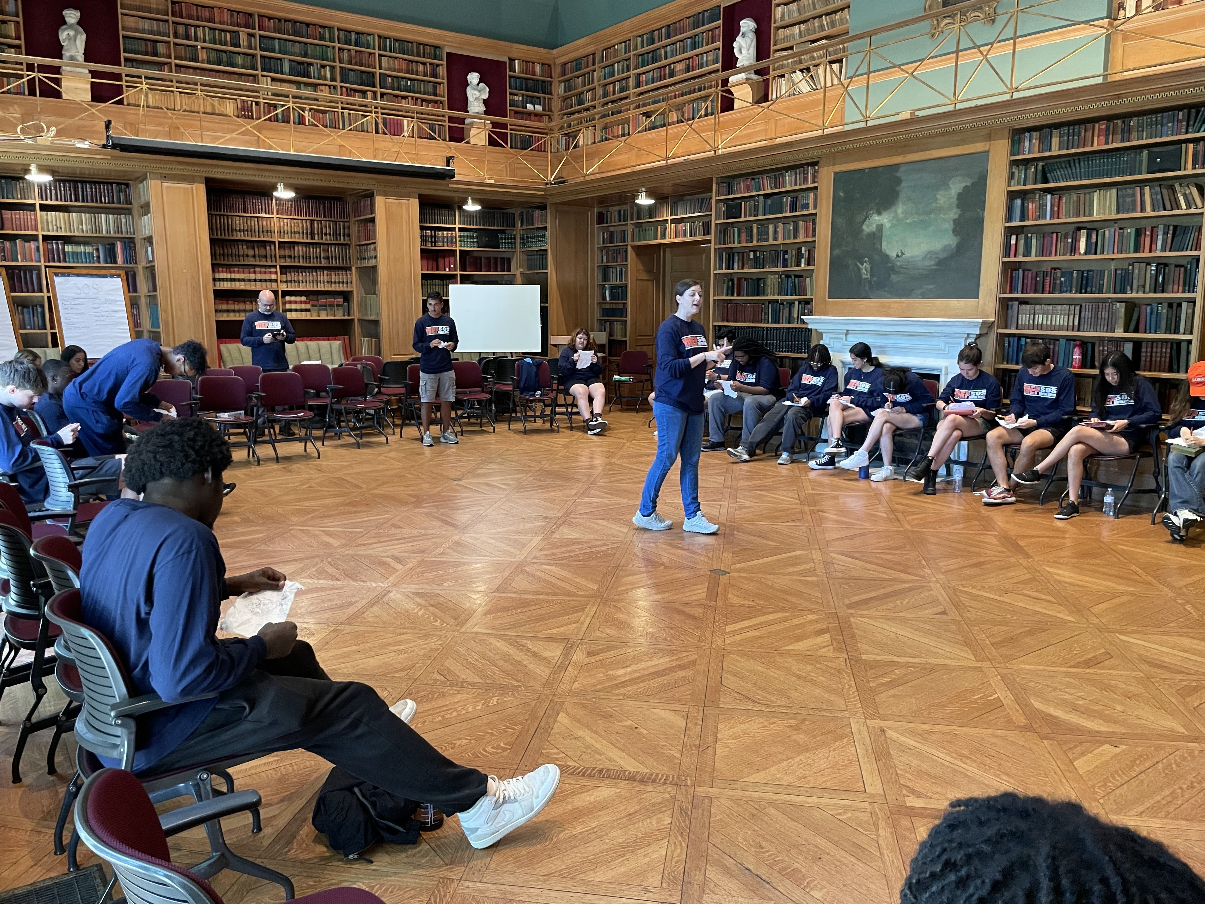 Staff Breakout Session at SOS Retreat, Fall 2024.