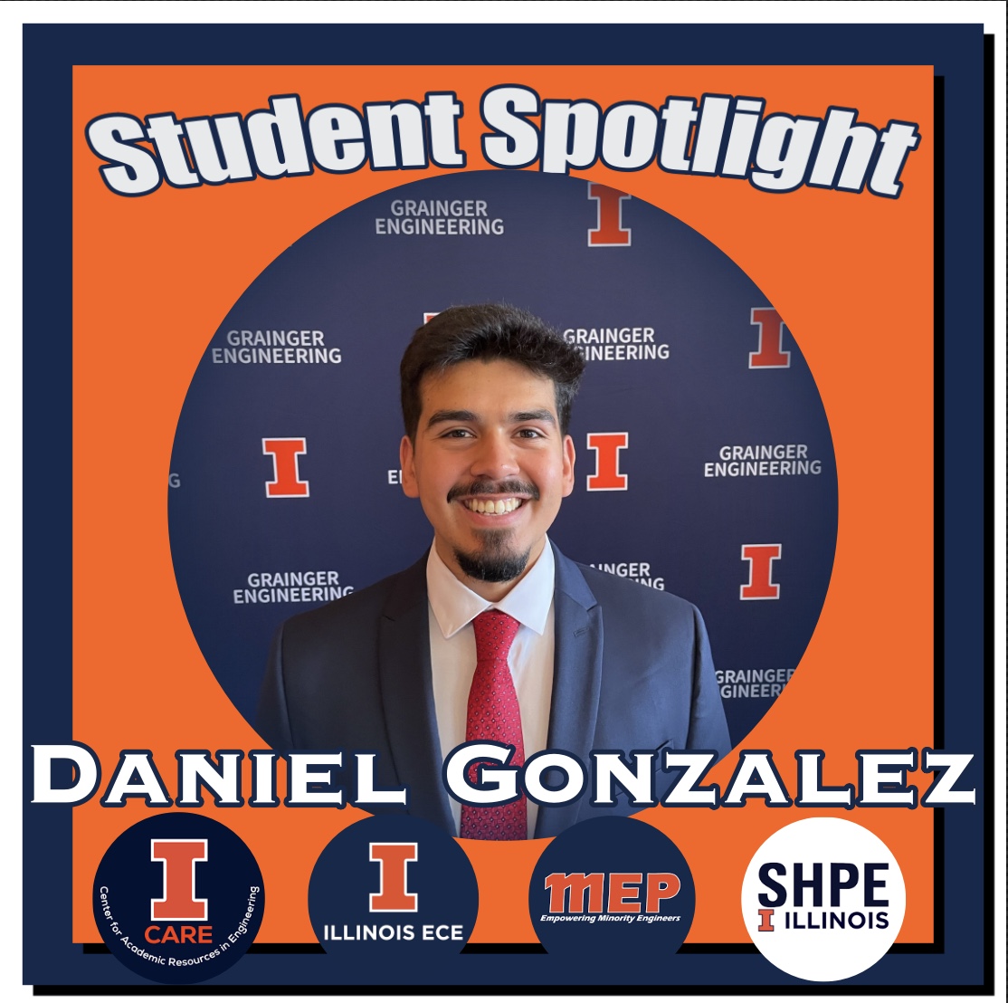 Portrait of Daniel Gonzalez, B.S. in Computer Engineering, Student Spotlight.