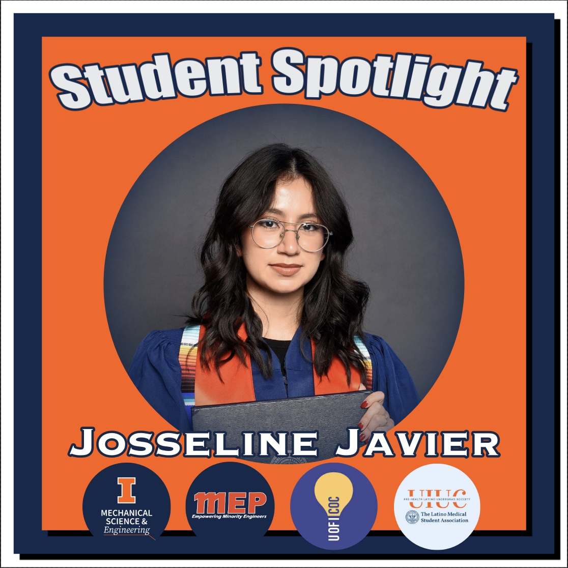Portrait of Josseline Javier, B.S. in Mechanical Engineering, Student Spotlight.
