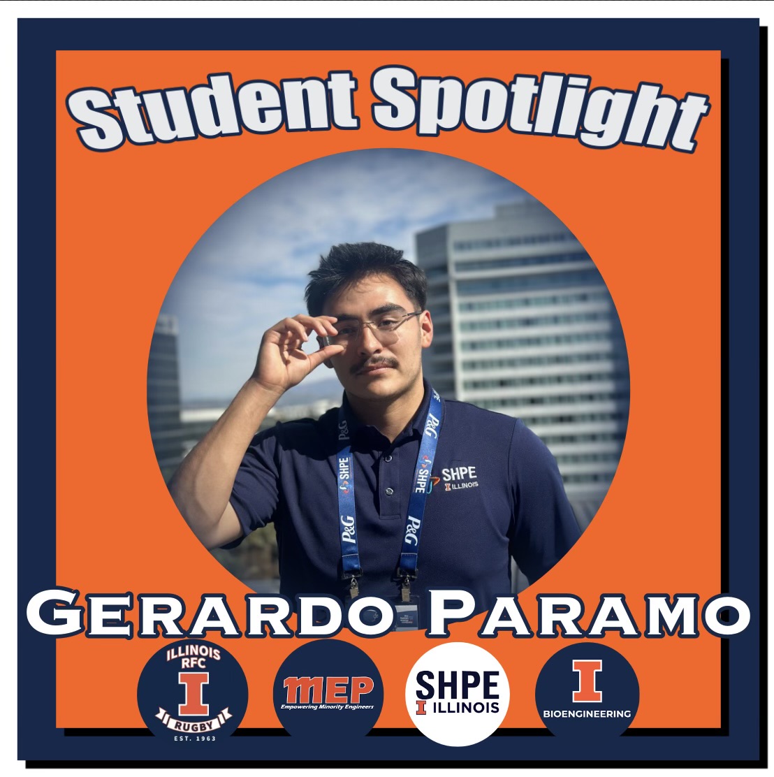 Portrait of Gerardo Paramo, Bioengineering, Student Spotlight.