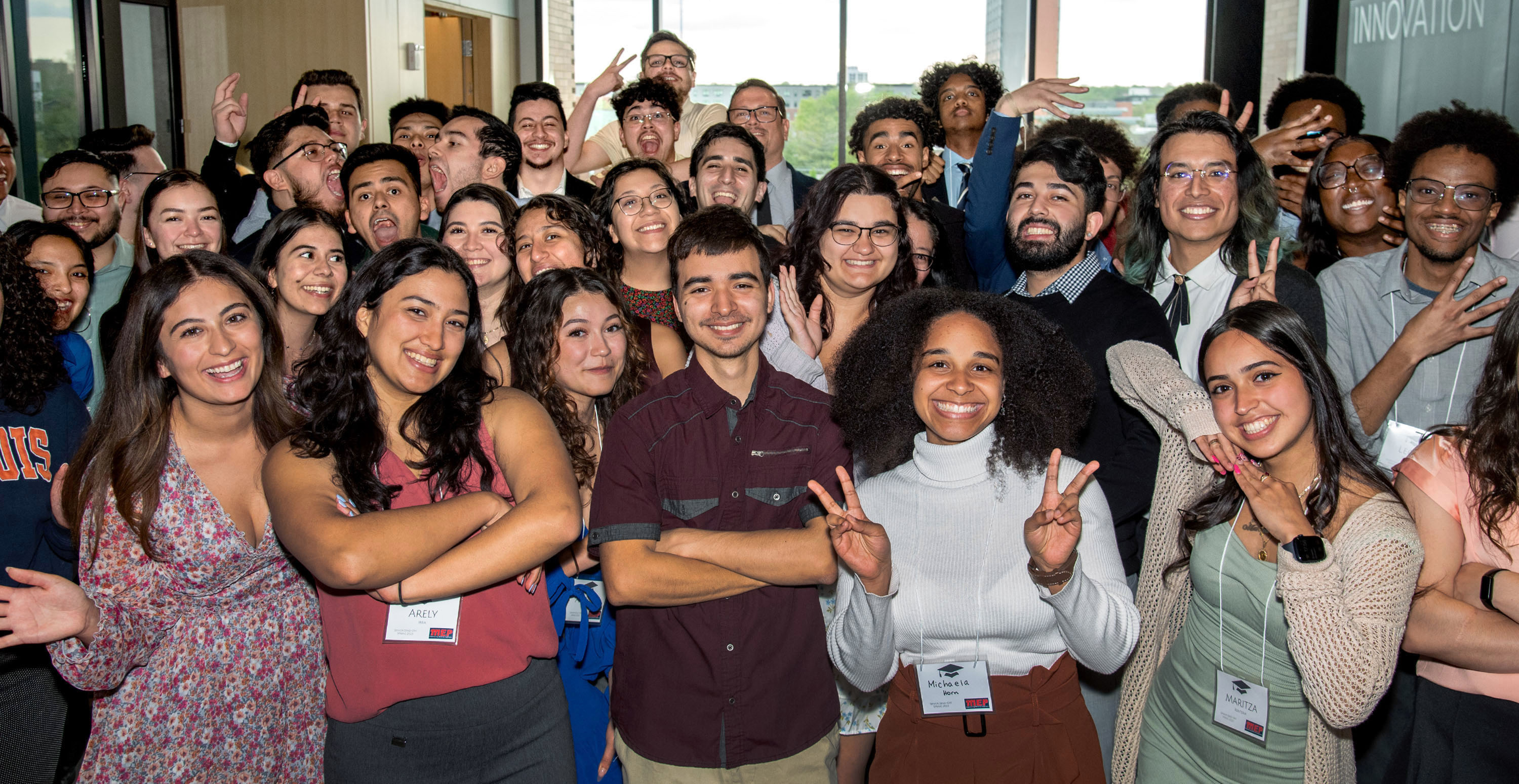 MEP students at Senior Send off, Spring 2023.